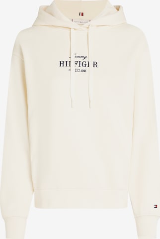 TOMMY HILFIGER Суичър в бежово: отпред