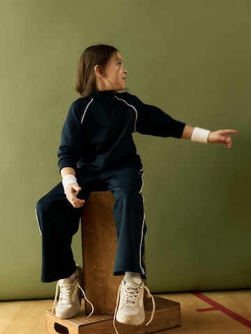 NAME IT - Pierna ancha Pantalón en negro