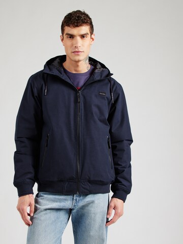 Coupe regular Veste mi-saison 'Nilas' Iriedaily en bleu : devant