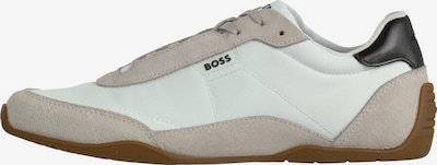 BOSS Matalavartiset tennarit 'Jaylen' koossa 40 värissä beige / musta / valkoinen, Tuotenäkymä