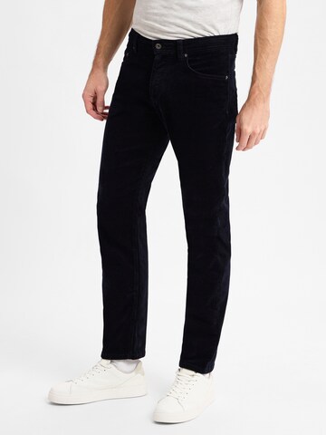 Nils Sundström Regular Trousers 'Aiden' in Black: front