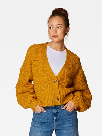 Mavi Knit Cardigan in Yellow: front