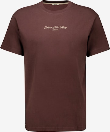 T-Shirt Deeluxe en marron : devant