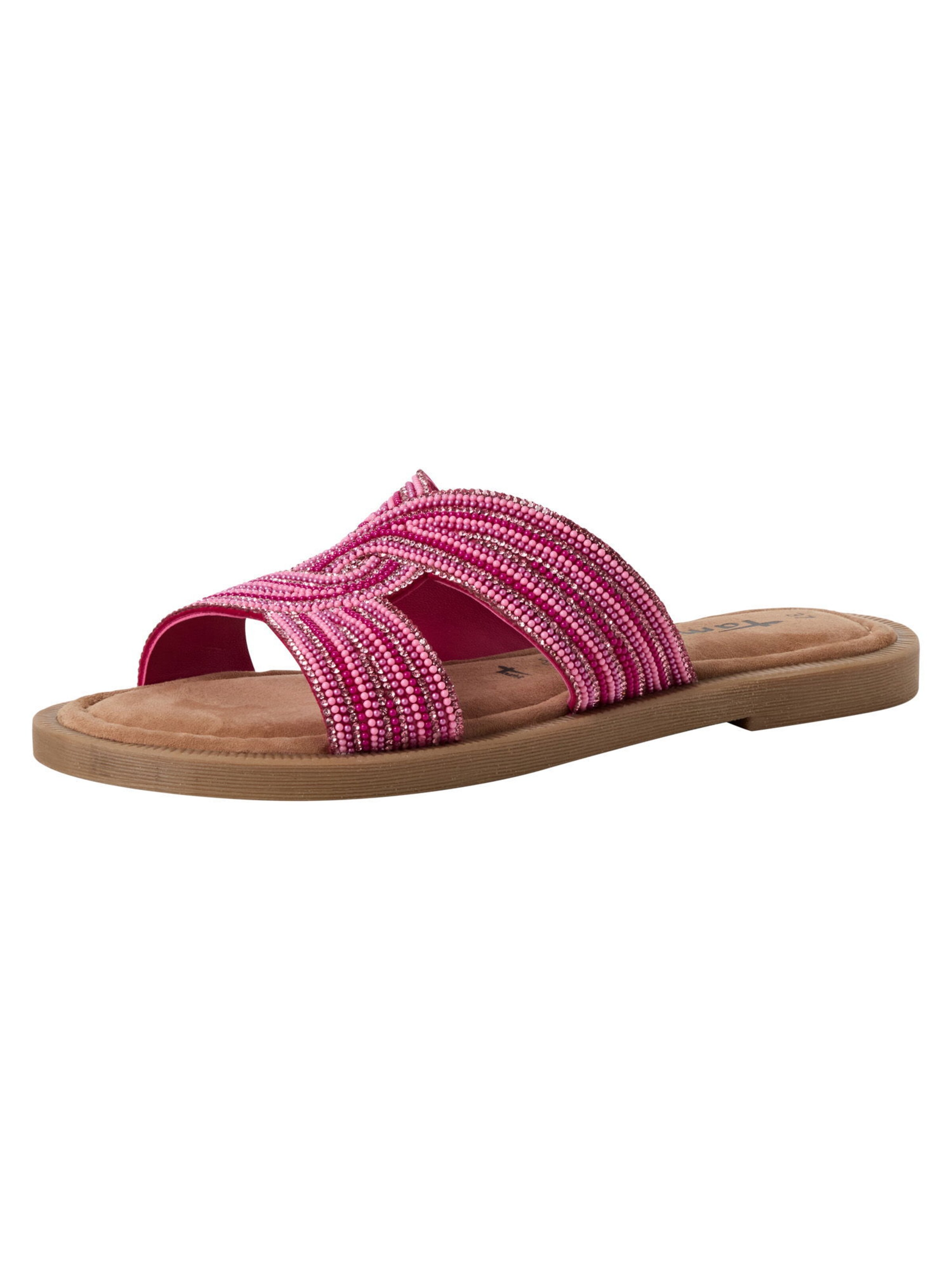 Mule Tamaris en rose : devant