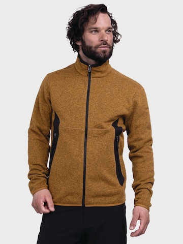 Veste en polaire fonctionnelle 'Style' Schöffel en marron : devant