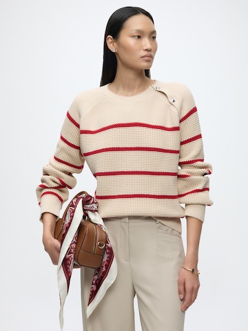 Pull-over 'C_Farbori' BOSS en beige