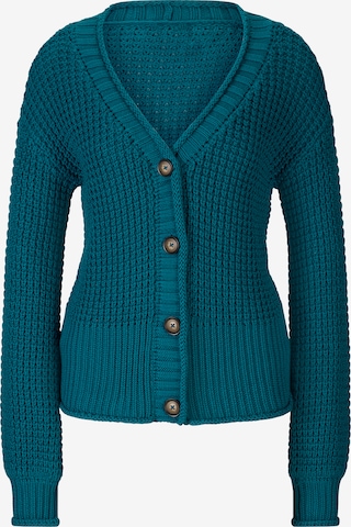 Cardigan heine en bleu : devant