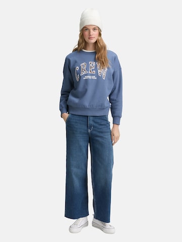 TOM TAILOR DENIM Sweatshirt in Blue