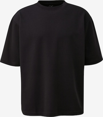 QS Shirt in Zwart: voorkant
