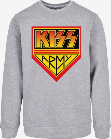 F4NT4STIC Sweatshirt 'Kiss' in Grau: predná strana