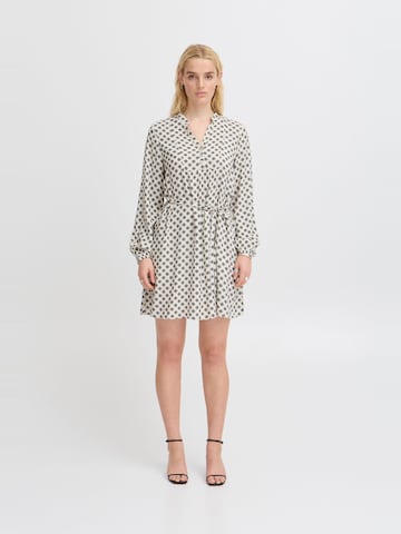 ICHI Blusenkleid ' IHVERA DR36 ' in Beige