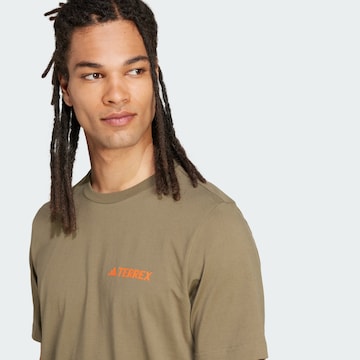 ADIDAS TERREX Functioneel shirt 'Mountain' in Groen