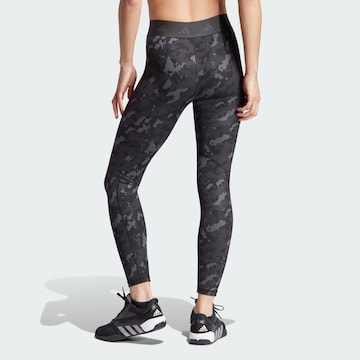 ADIDAS PERFORMANCE Skinny Workout Pants in Grey