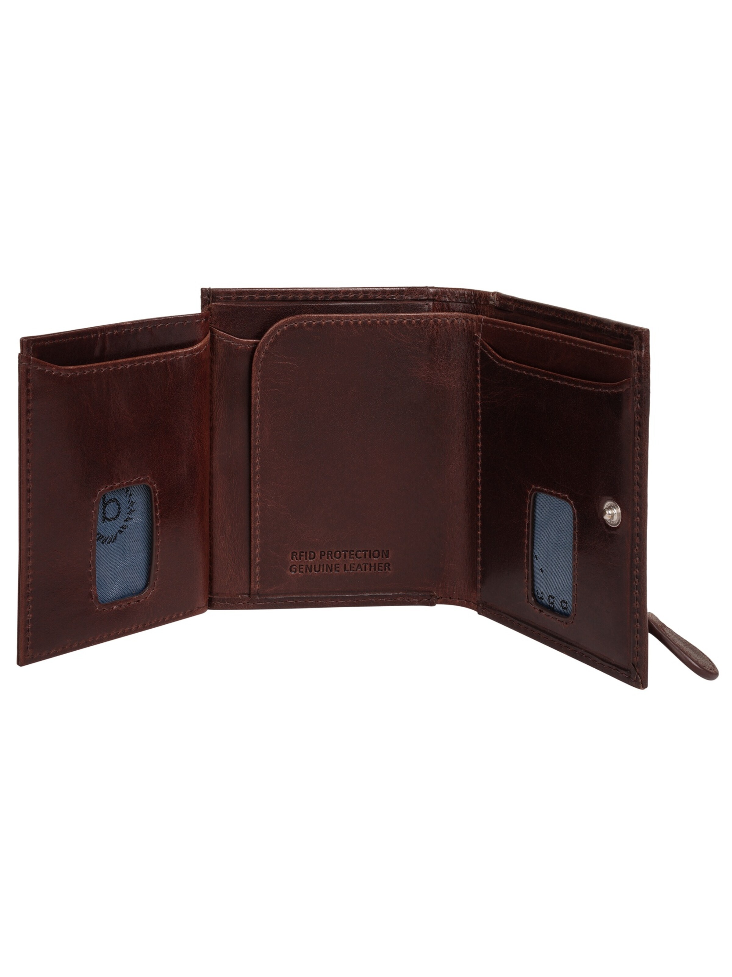 bugatti Wallet 'SECURE SLIM' in Brown