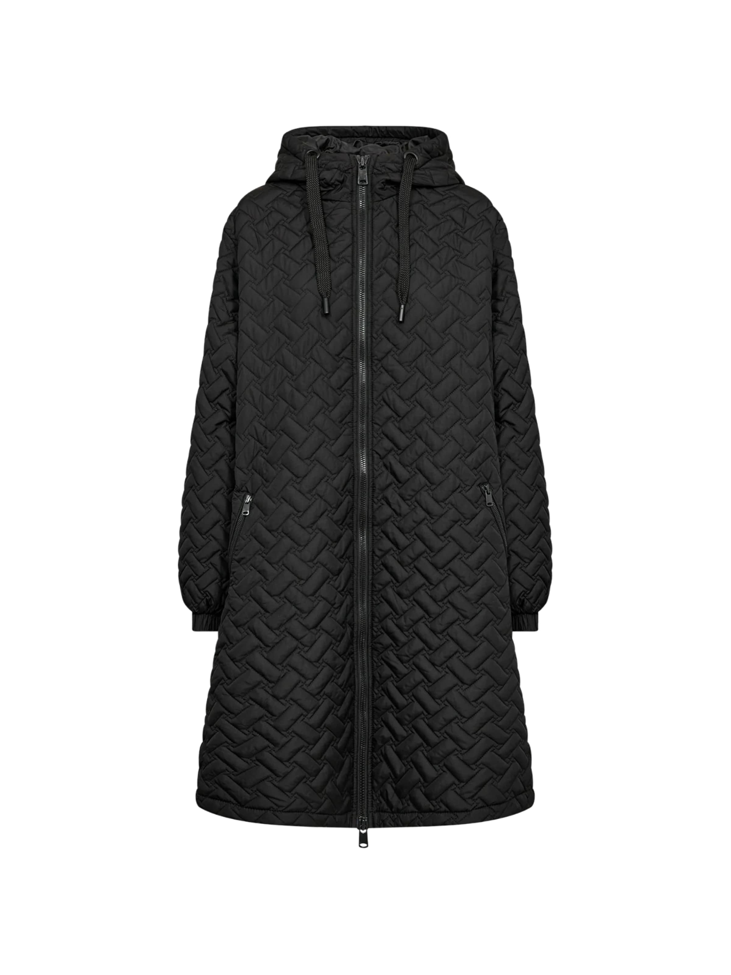 Soyaconcept Overgangsfrakke 'Fenya' i sort: forside