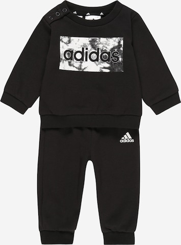 ADIDAS PERFORMANCE Tracksuit in Black: front
