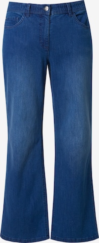 Ulla Popken Flared Jeans in Blau: Vorderseite