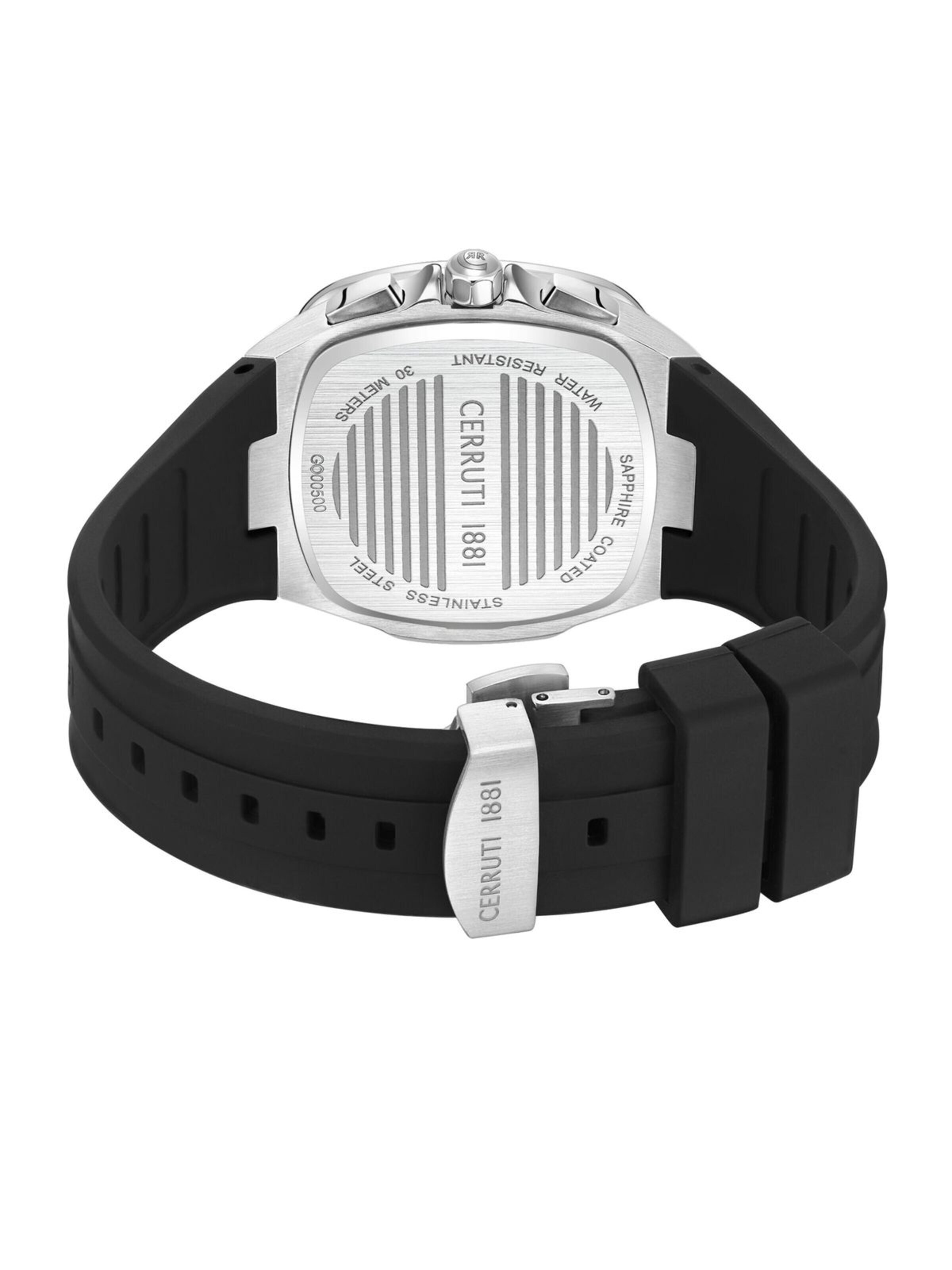 Montre à affichage analogique CERRUTI 1881 en noir