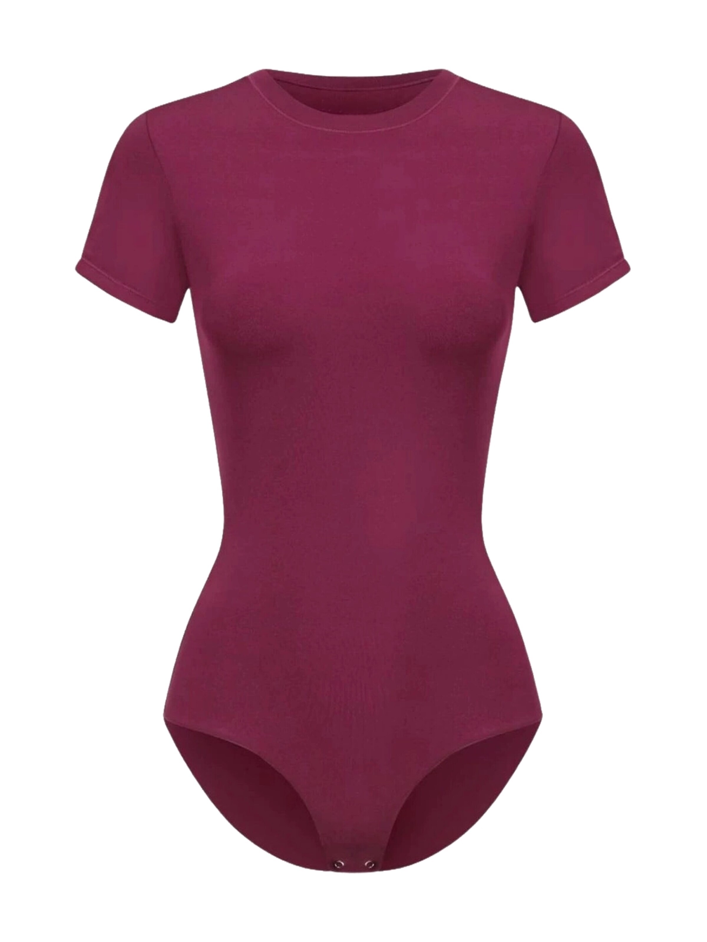 cfab Body 'Crew Neck T-Shirt Bodysuit'‌‌‌‌‌‌‌‌‌ in Rot: Vorderseite