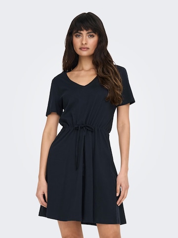 Robe 'MAY' ONLY en bleu : devant