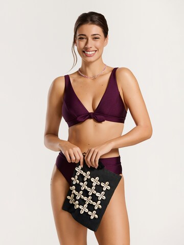 Shiwi Triangle Bikini in Purple