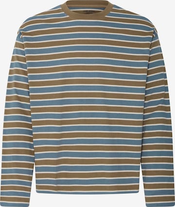 BLEND - Sudadera 'BHKhalid Striped' en azul: frente