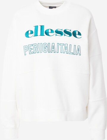 Sweat-shirt ELLESSE en blanc : devant