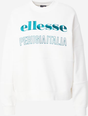 Sweat-shirt ELLESSE en blanc : devant