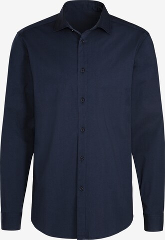 JOHN DEVIN Regular fit Business Shirt in Blue: front