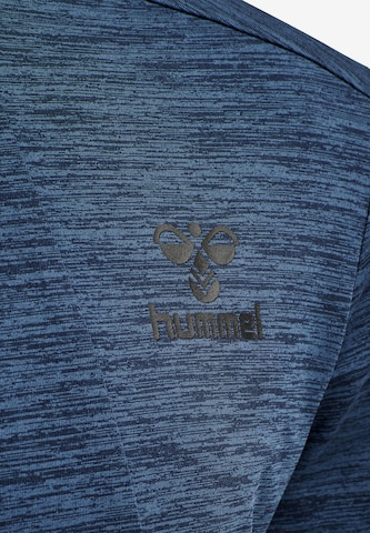 Hummel Athletic Zip-Up Hoodie in Blue