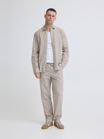 Regular fit Camicia ' BHAban Slub Linen Mix ' di BLEND in beige