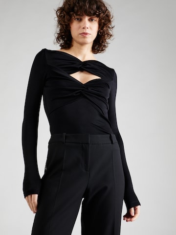 Karl Lagerfeld - Camisa em preto: frente