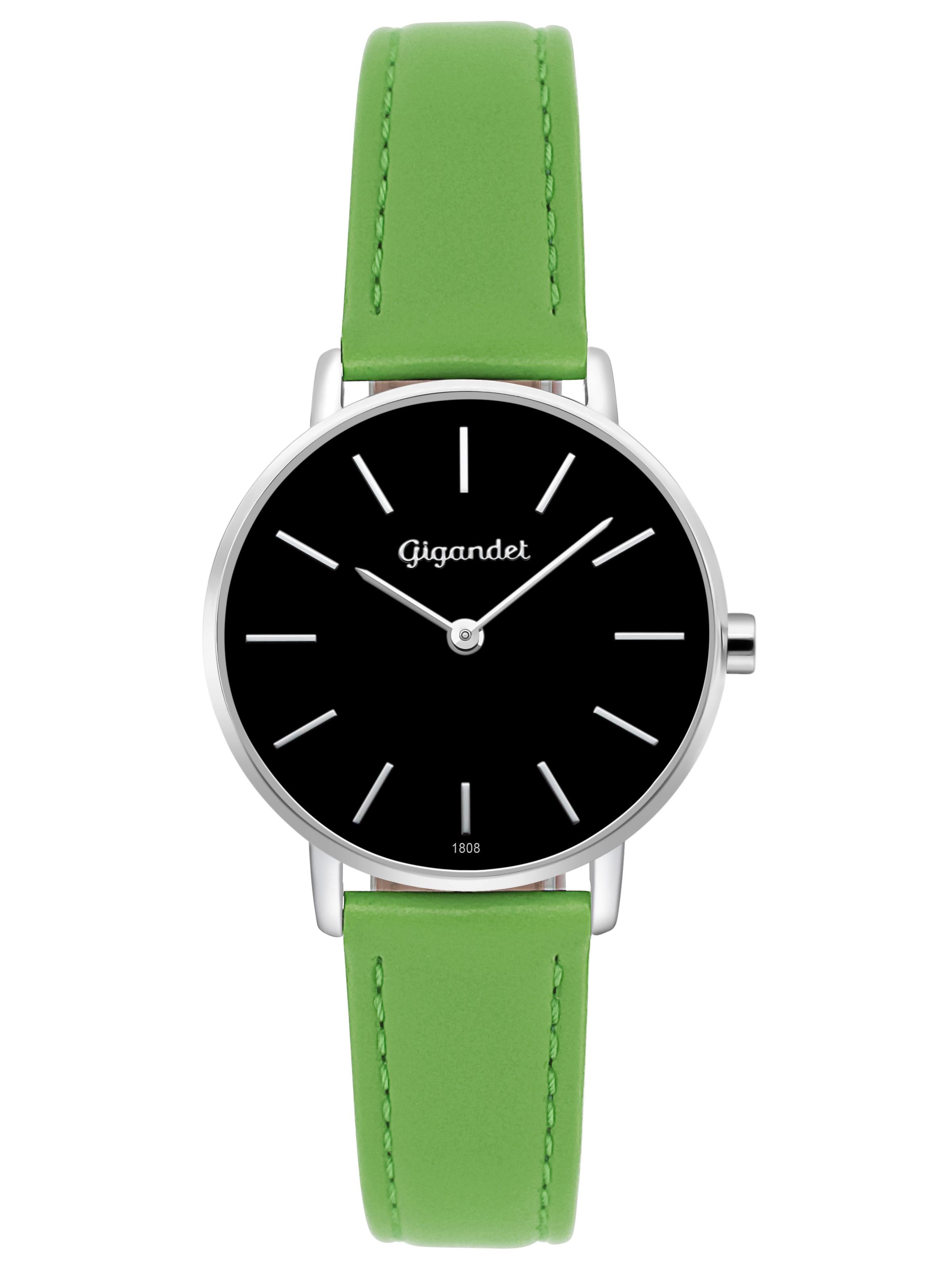 Gigandet Analog Watch 'MINIMALISM' in Green: front