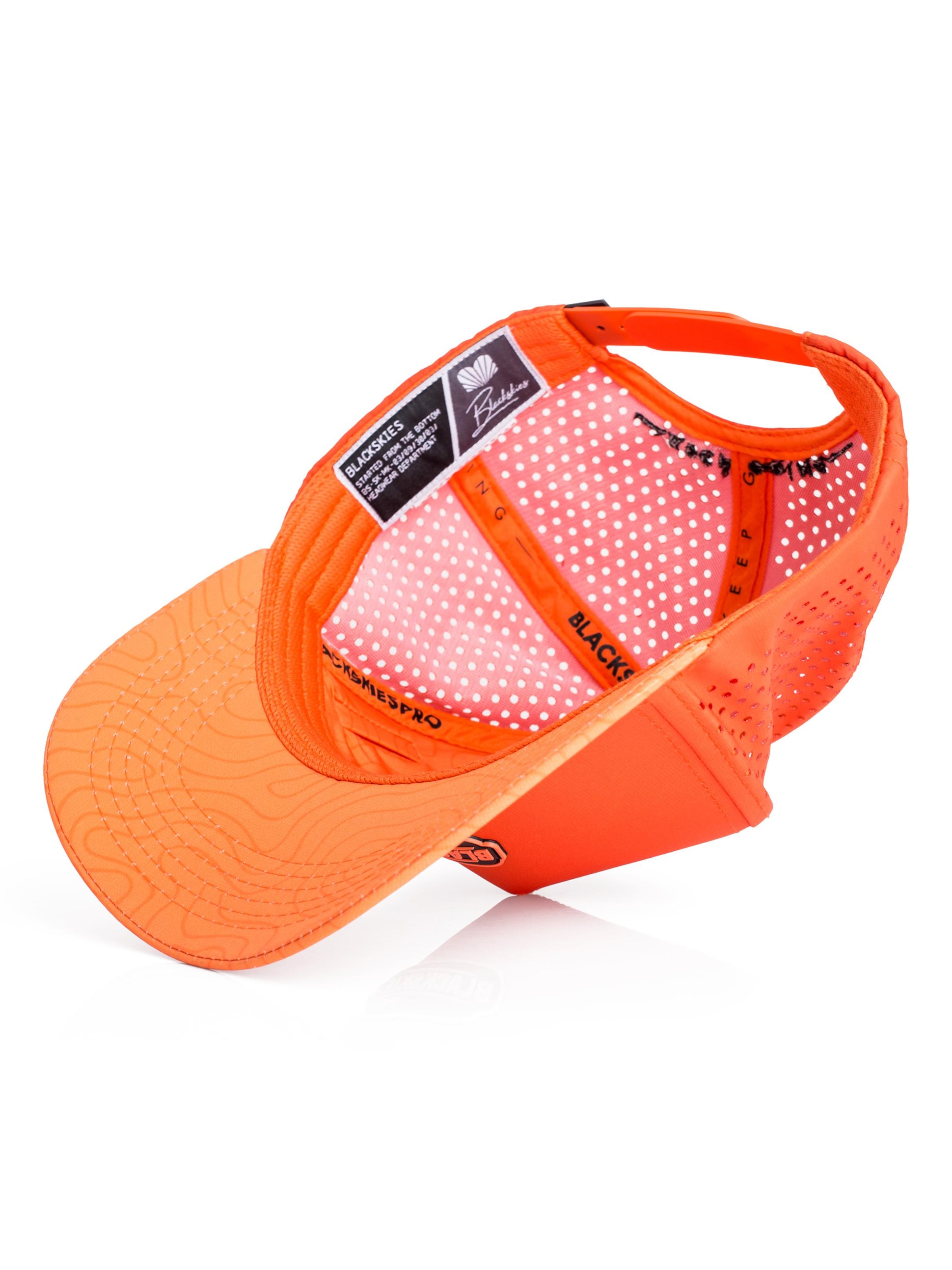 Blackskies Athletic Cap 'Pro Flow Sport Performance' in Orange
