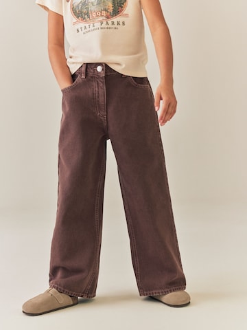 Wide leg Jeans di Next in marrone: frontale