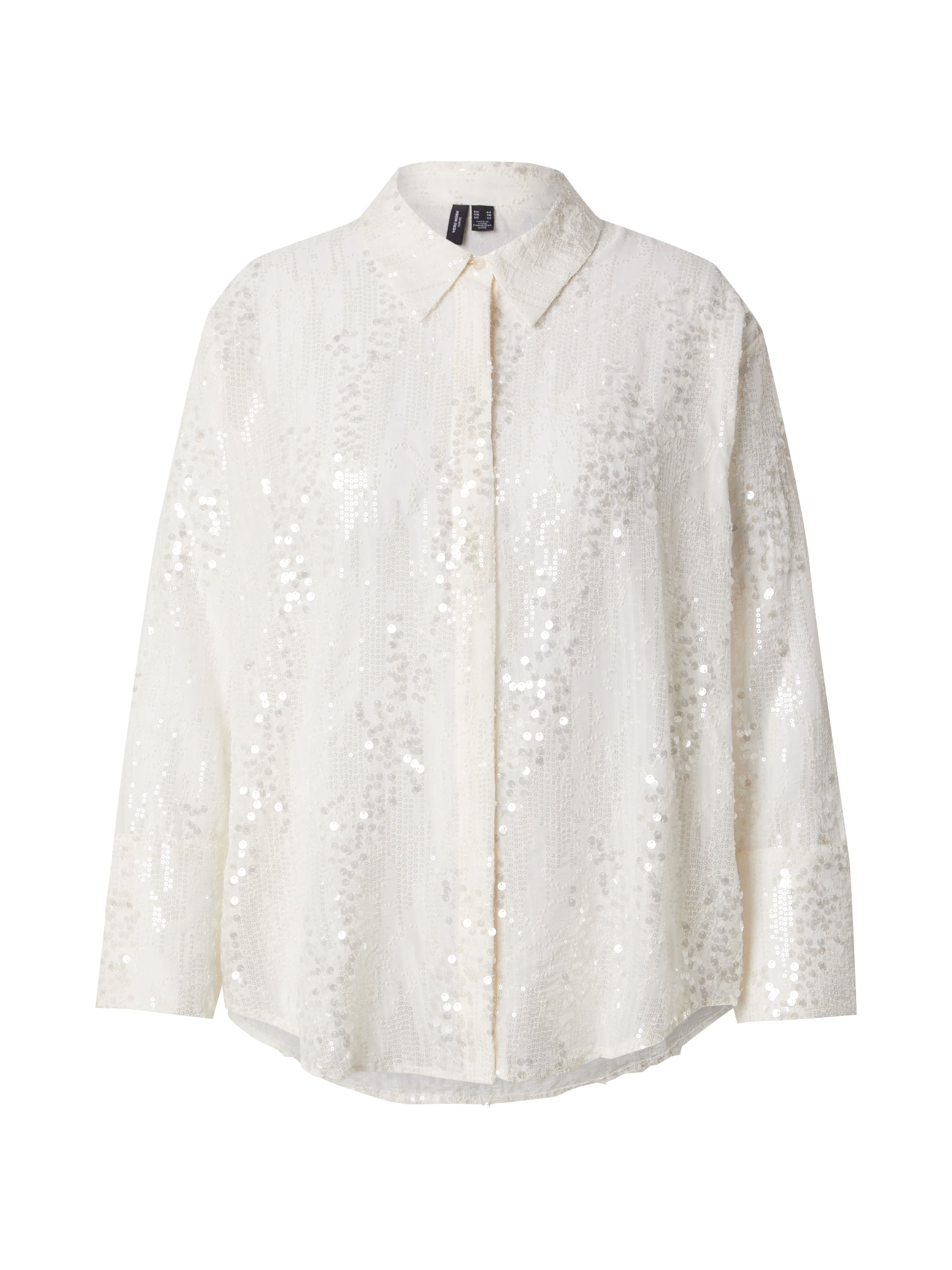 Vero Moda Curve Blus 'VMCSUS' i beige: framsida