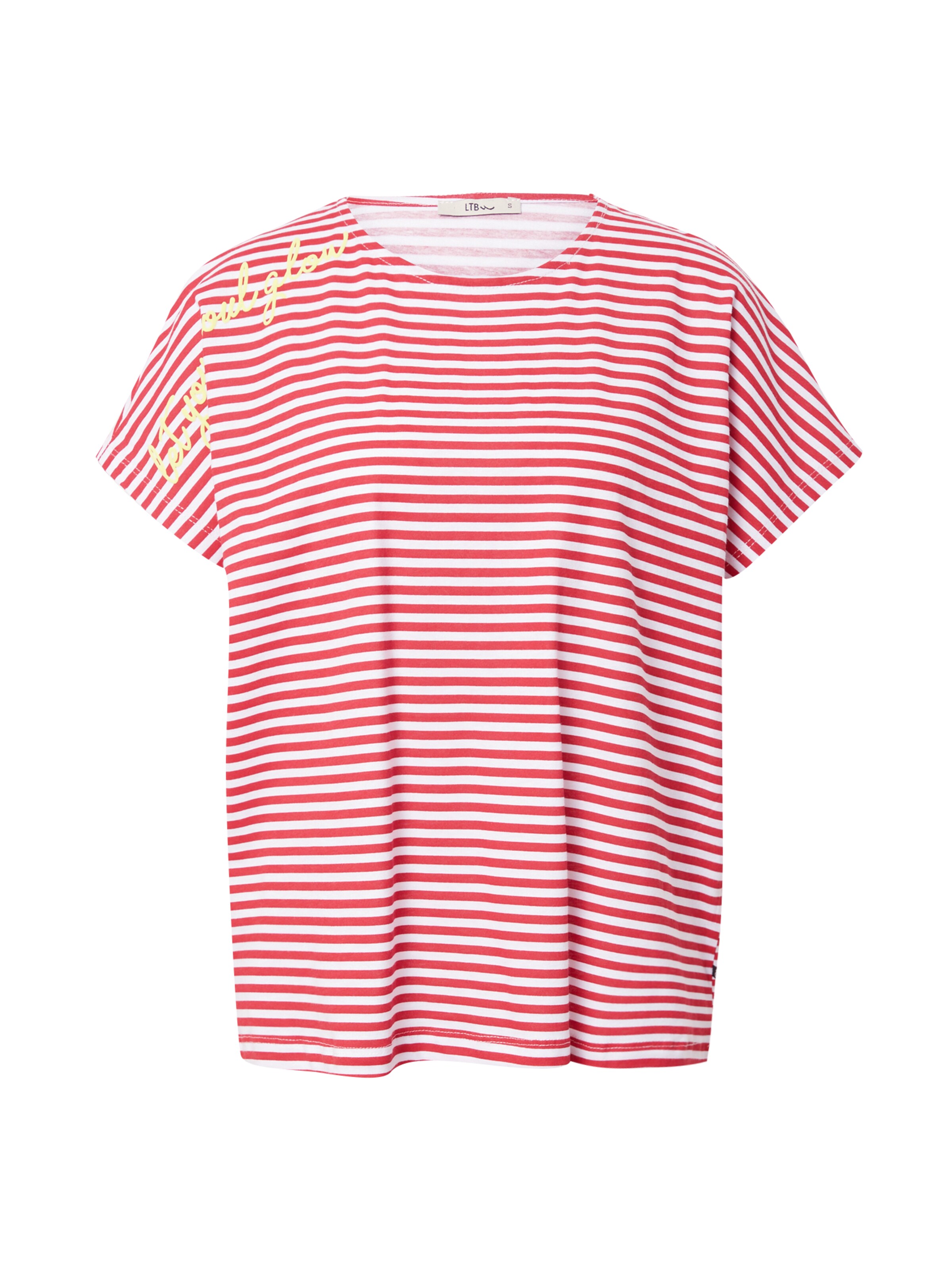 T-shirt LTB en rouge : devant