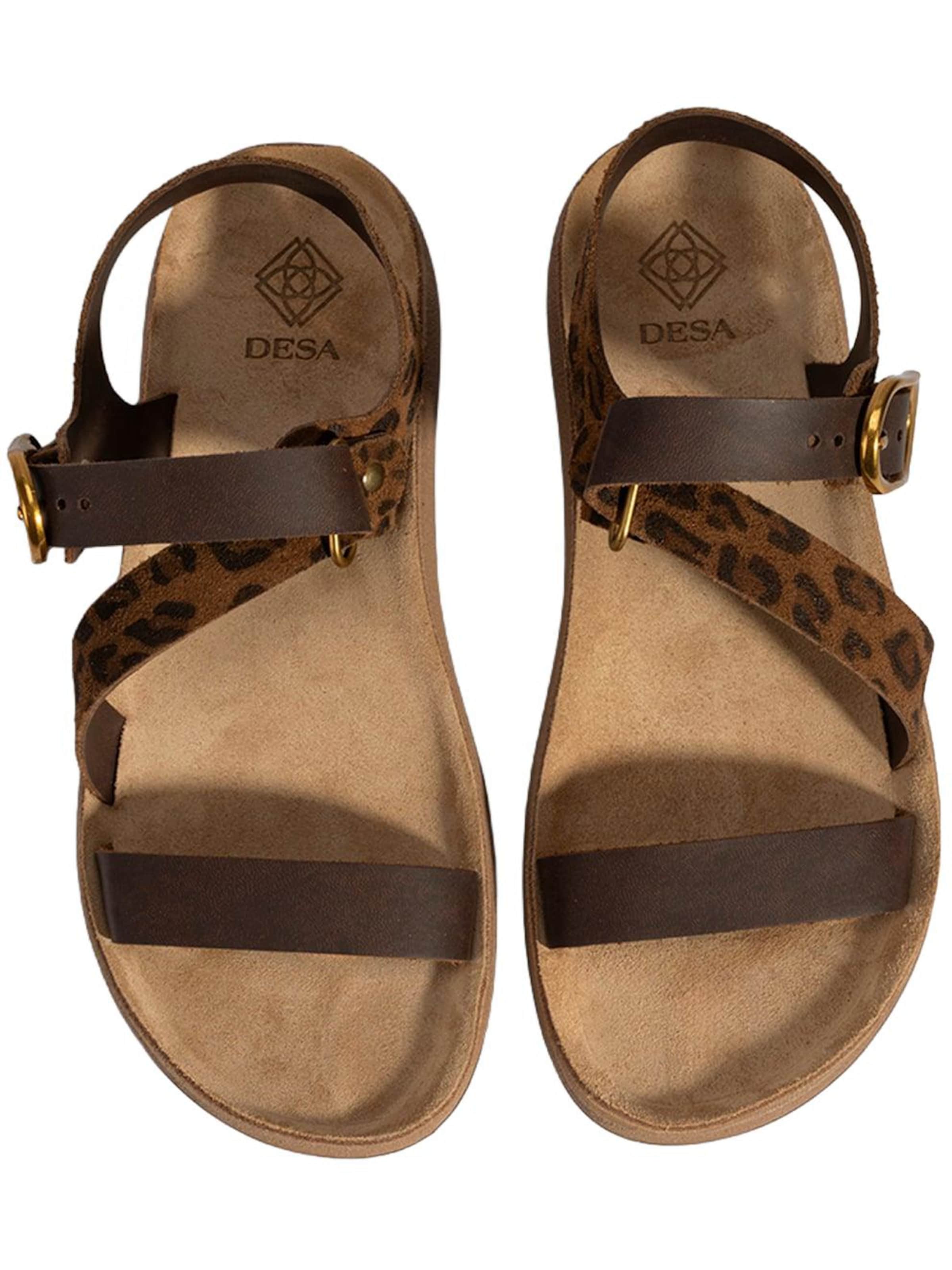 Sandales 'Sandalen' Desa en marron