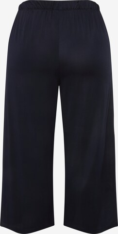 Ulla Popken Wide Leg Hose in Blau