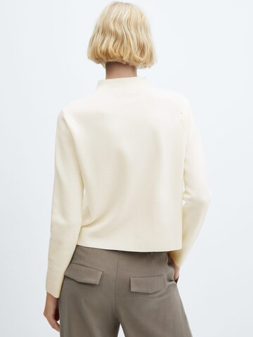 MANGO Sweater 'CHIMNEY' in Beige