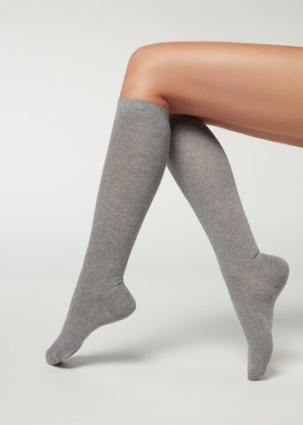 CALZEDONIA Socken in Grau: Vorderseite