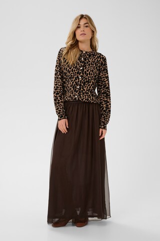 SAINT TROPEZ Strickjacke 'PalomaSZ' in Braun