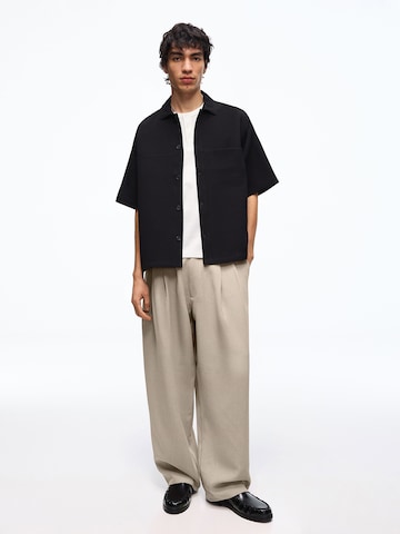 Comfort Fit Cămașă de la Bershka pe negru