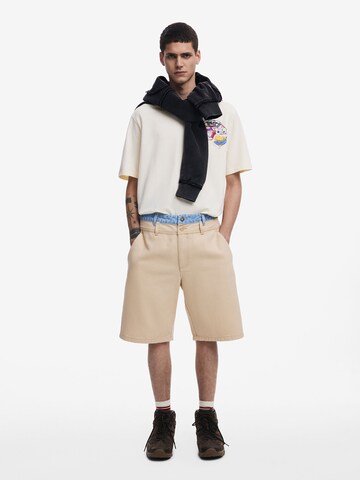 Desigual - Loosefit Pantalón en beige