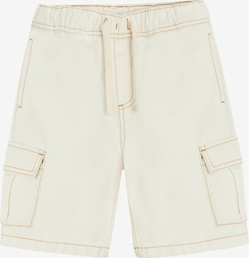 balta Cool Club Plačios klešnės Džinsai: priekis