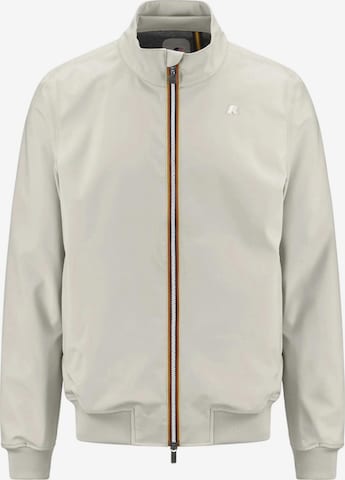 K-Way Tussenjas 'K-WAY ARSENE BONDED JERSEY GIUBBINO' in Beige: voorkant