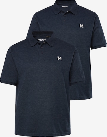 T-Shirt Men Plus en bleu : devant