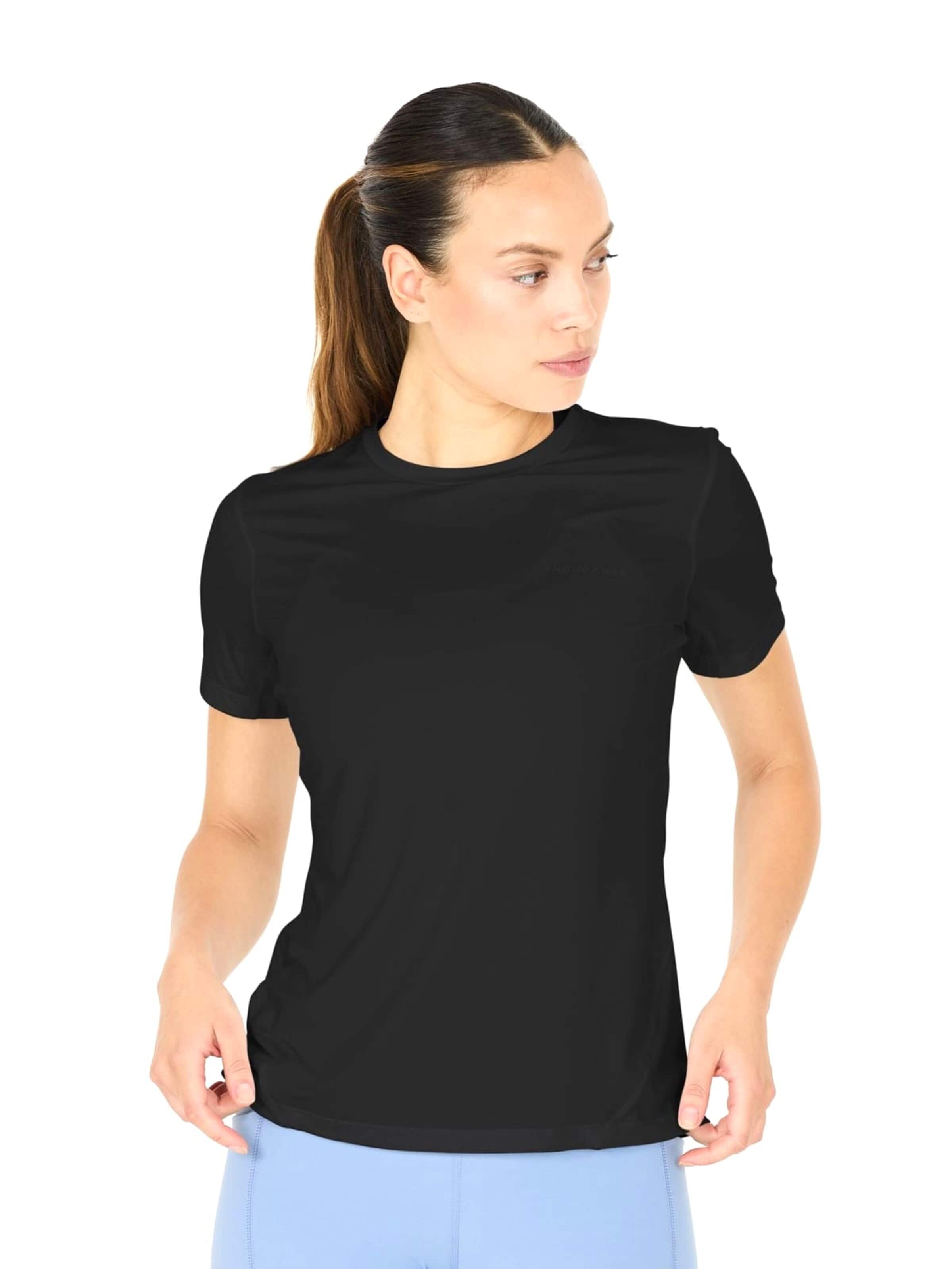 ENDURANCE Funktionsbluse 'Nan W SS Tee' i sort: forside