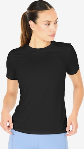 ENDURANCE Funktionsbluse 'Nan W SS Tee' i sort: forside