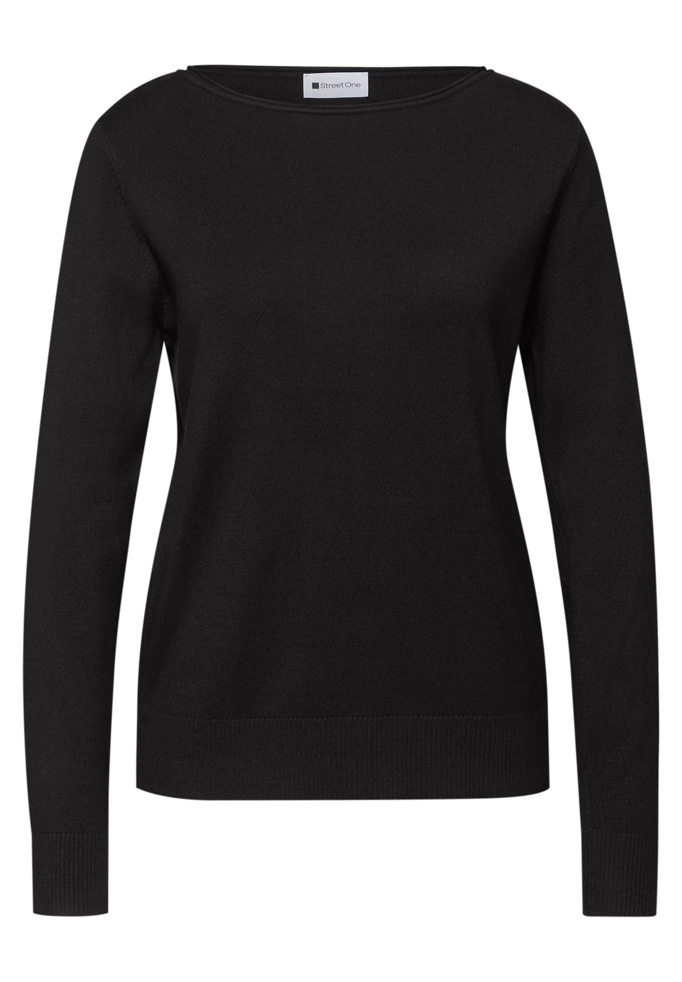 STREET ONE Sweater in Black: front